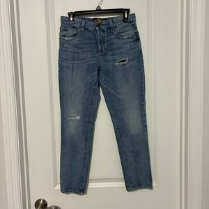 Lucky Brand Blue Sienna Slim Boyfriend Distressed Jeans Women’s Size 0/25